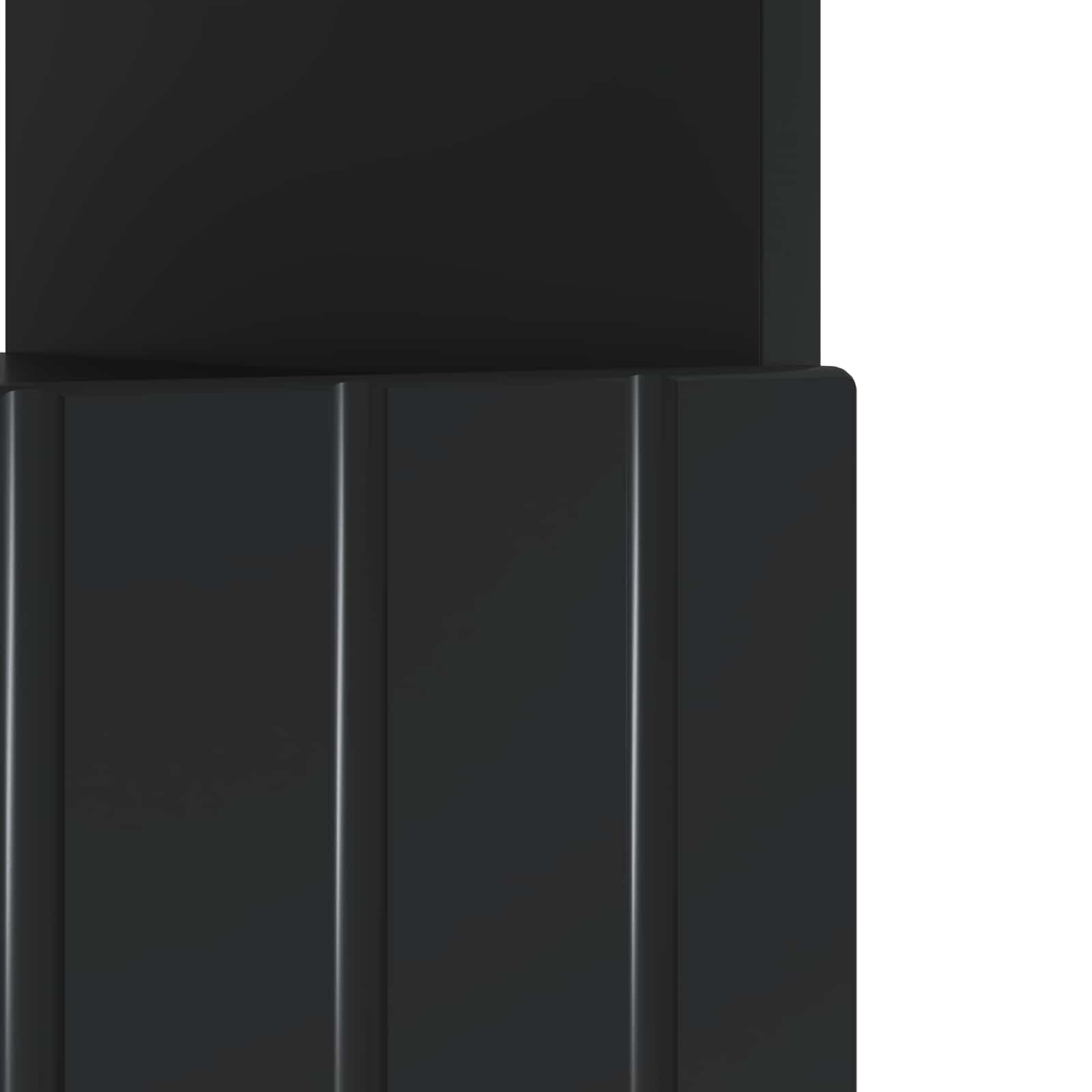 LED TV-kaappi Musta Tekninen puu - Image 7