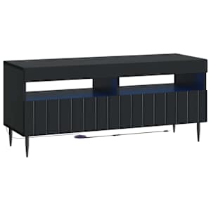 vidaXL LED TV kapp ZWOLLE 100 x 35 x 43 cm Must Tehispuit