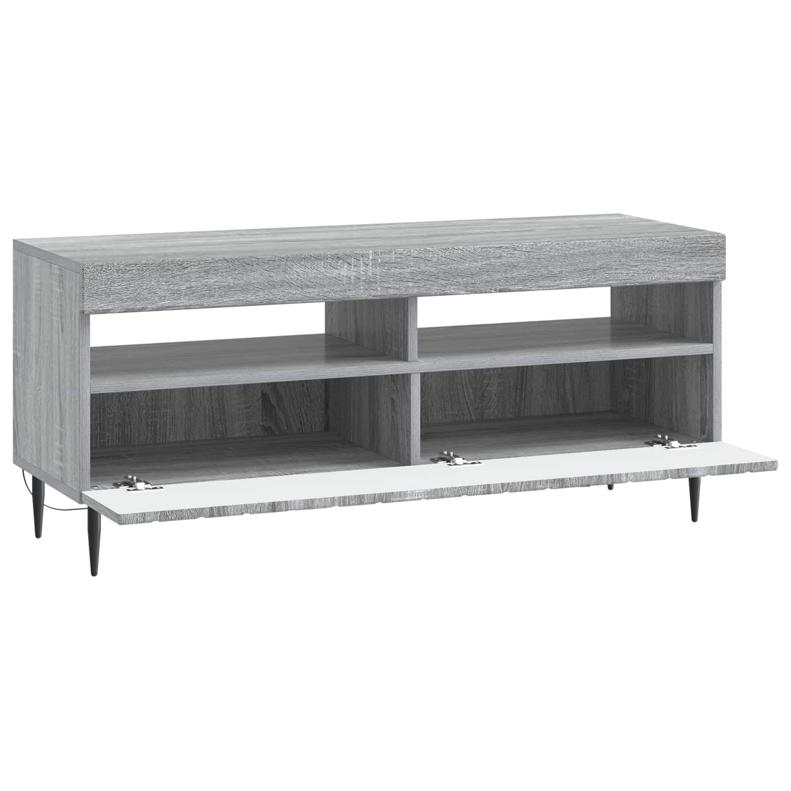 LED TV-kaappi Harmaa Sonoma Tekninen puu - Image 3