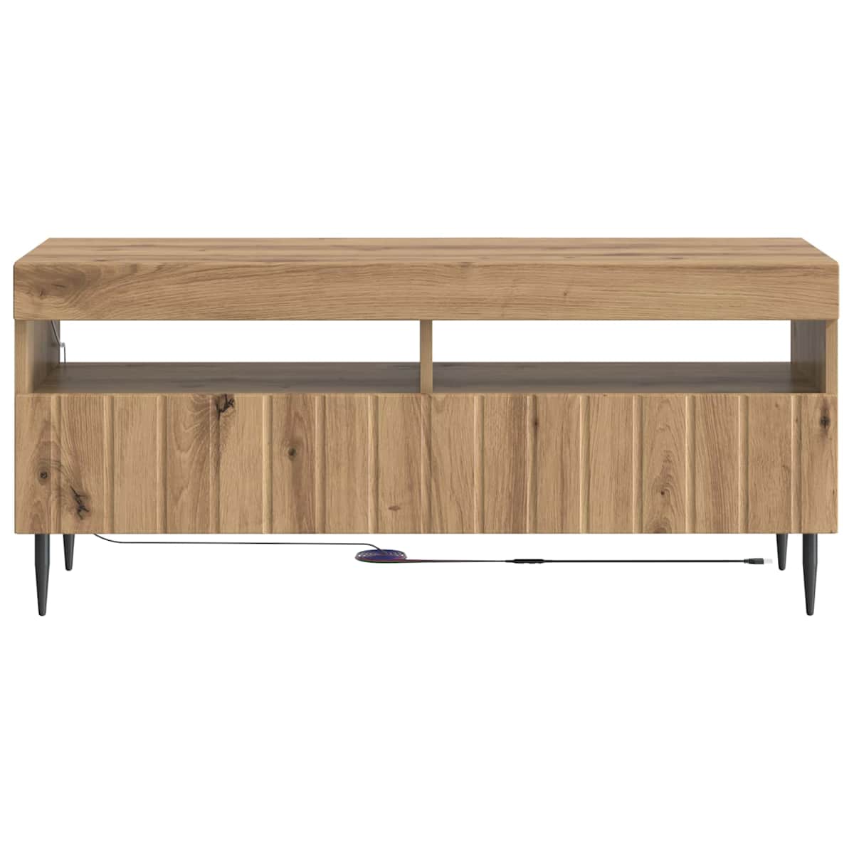 LED TV-skab ZWOLLE 100 x 35 x 43 cm Konstrueret træ - Billede 6