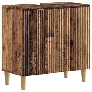 vidaXL Vannitoa kraanikausi kapp ARNHEM Vana puit 59,5 x 31,5 x 59 cm