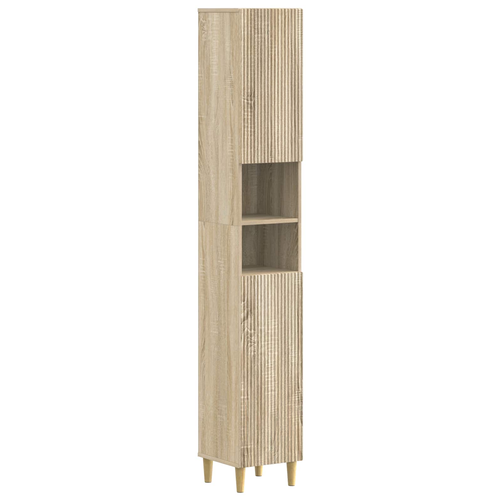 Badkamerkast met Open Plank ARNHEM Sonoma Eiken – afbeelding 1