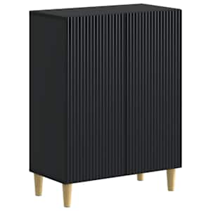 vidaXL Vannitoa hoiukapp ARNHEM Must 59,5 x 31 x 80 cm Tehispuit