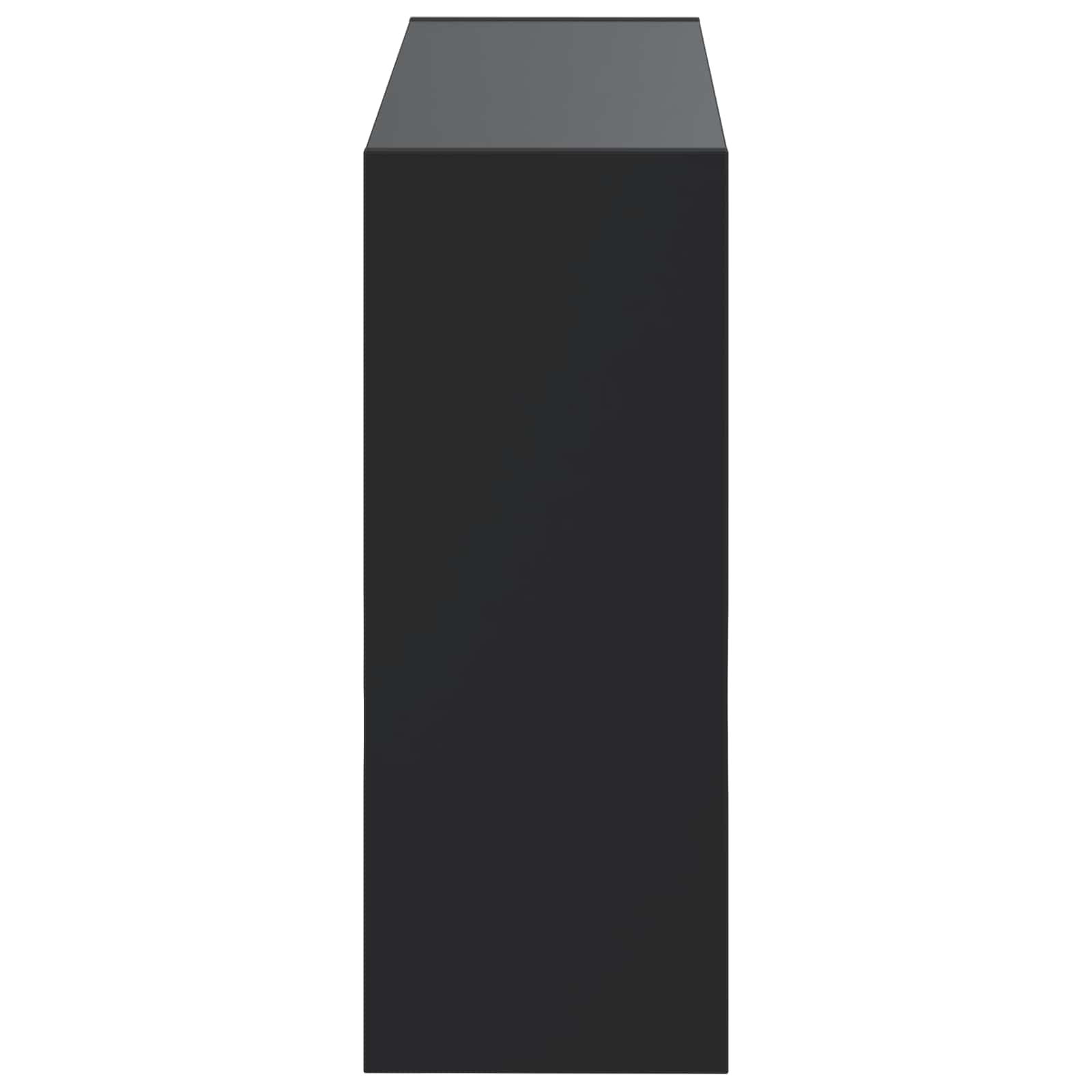 Wandgemonteerde Schoenkast ARNHEM 71 x 17 x 43 cm Bewerkt hout image 4