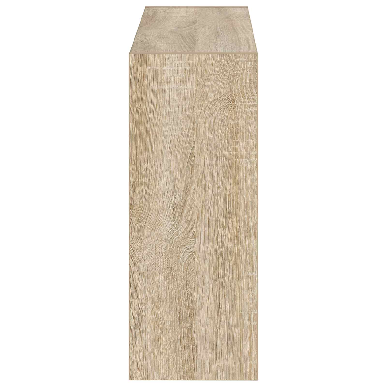 Wandgemonteerde Schoenkast ARNHEM 71 x 17 x 43 cm Bewerkt hout image 4