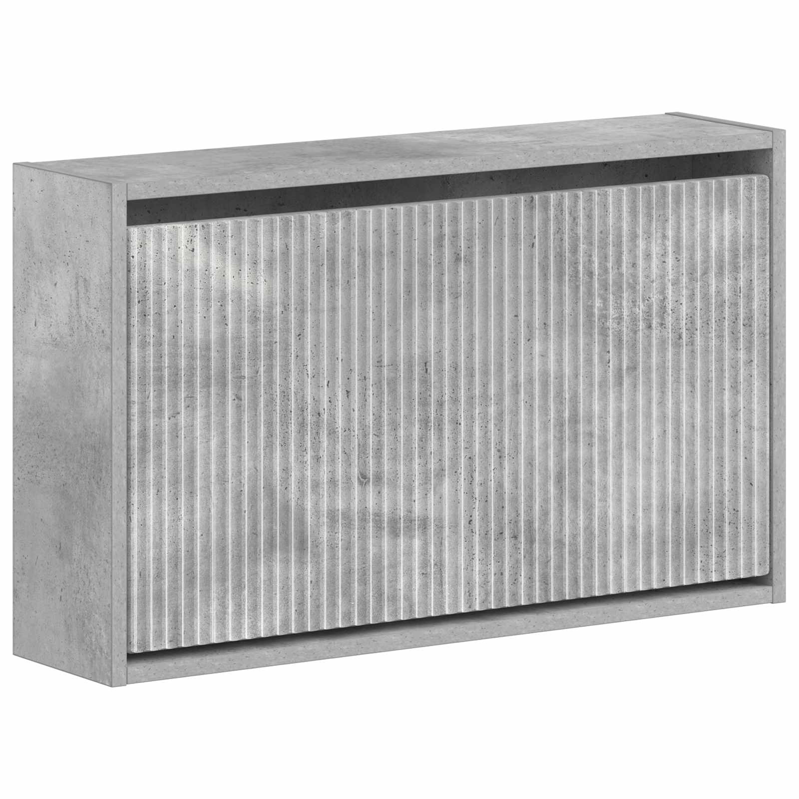 Wandgemonteerde Schoenkast ARNHEM 71 x 17 x 43 cm Bewerkt hout image 1