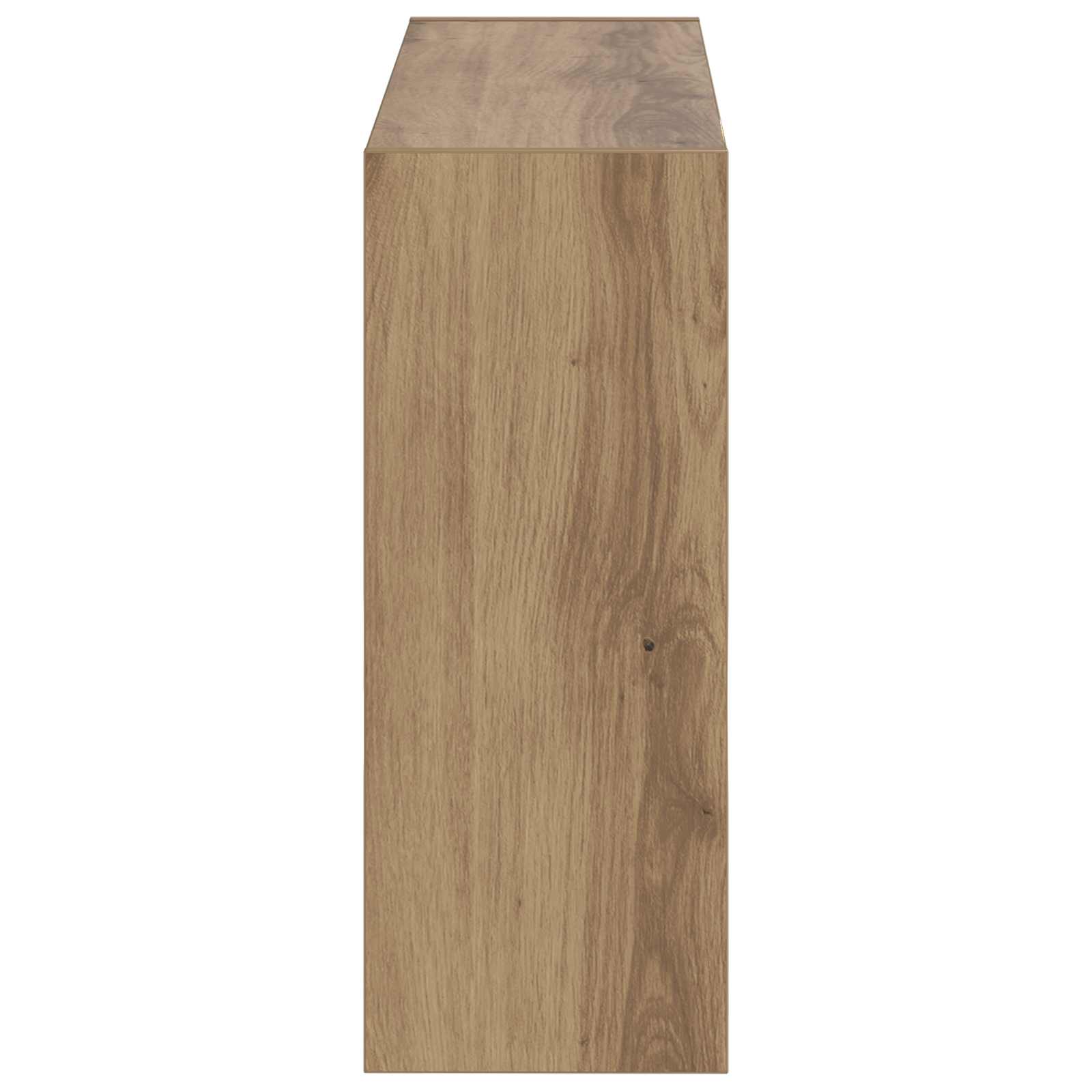 Wandgemonteerde Schoenkast ARNHEM 71 x 17 x 43 cm Bewerkt hout image 4