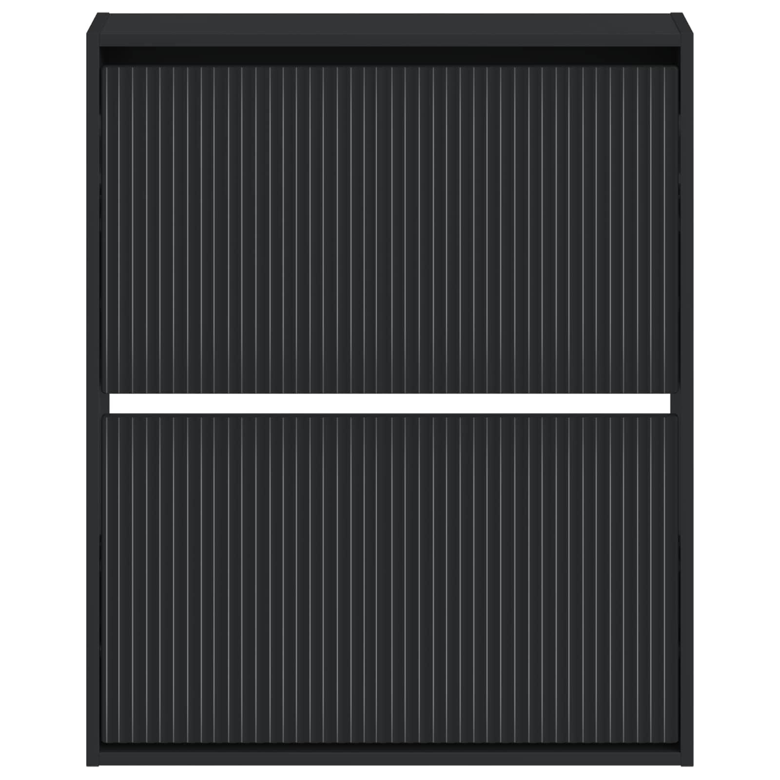 Wandgemonteerde Schoenkast ARNHEM 71 x 17 x 86 cm Bewerkt hout image 3