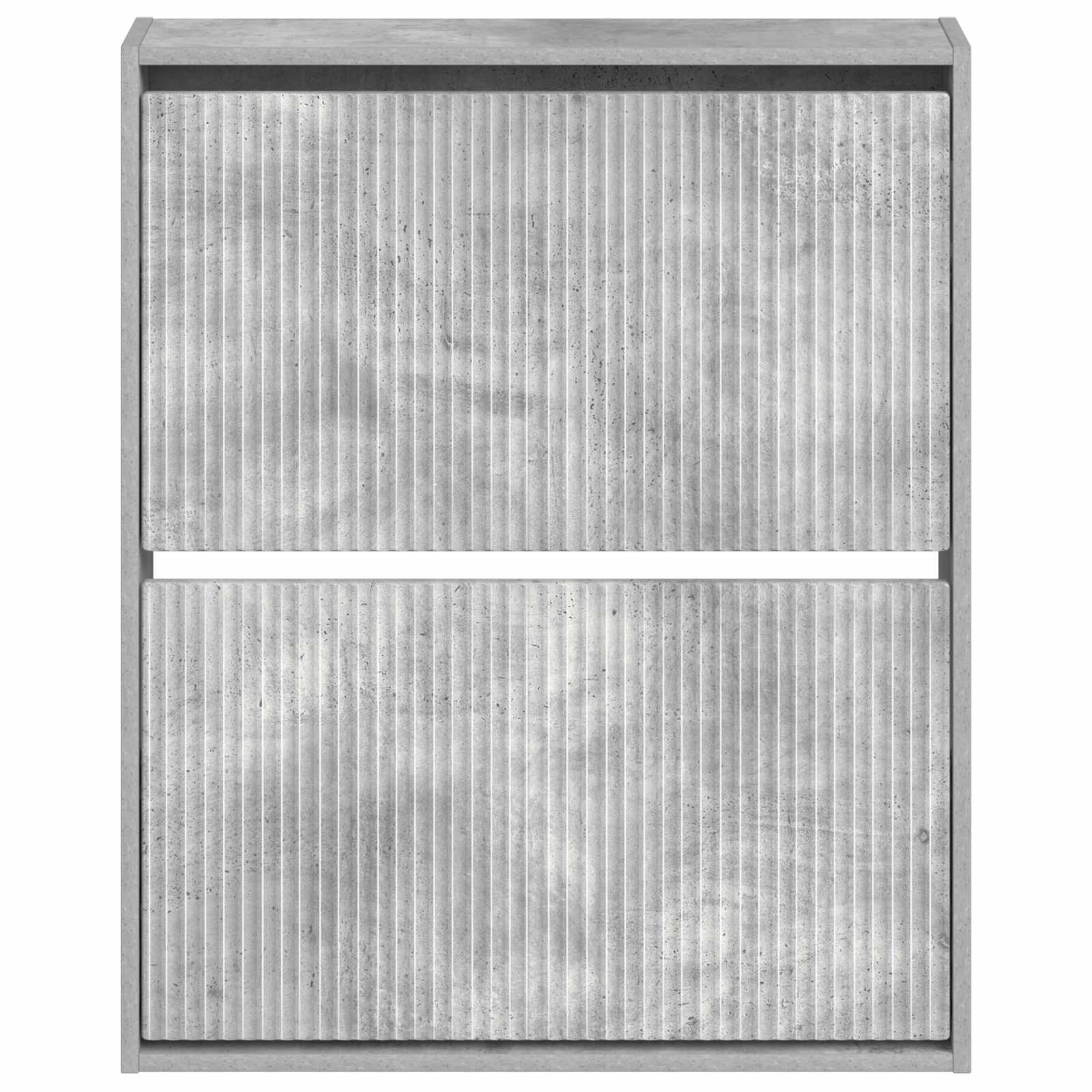Wandgemonteerde Schoenkast ARNHEM 71 x 17 x 86 cm Bewerkt hout image 3