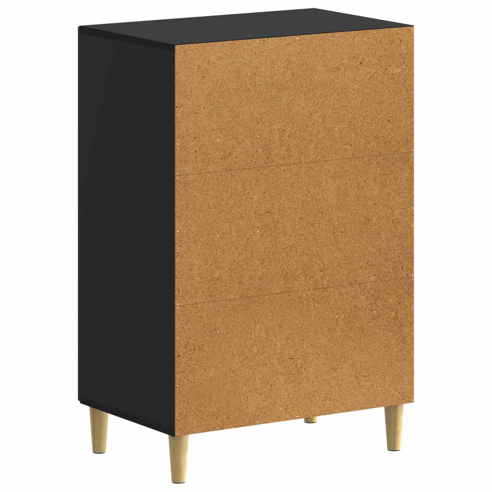 Schoenenkast ARNHEM 59,5 x 39,5 x 90 cm Bewerkt hout Zwart image 5