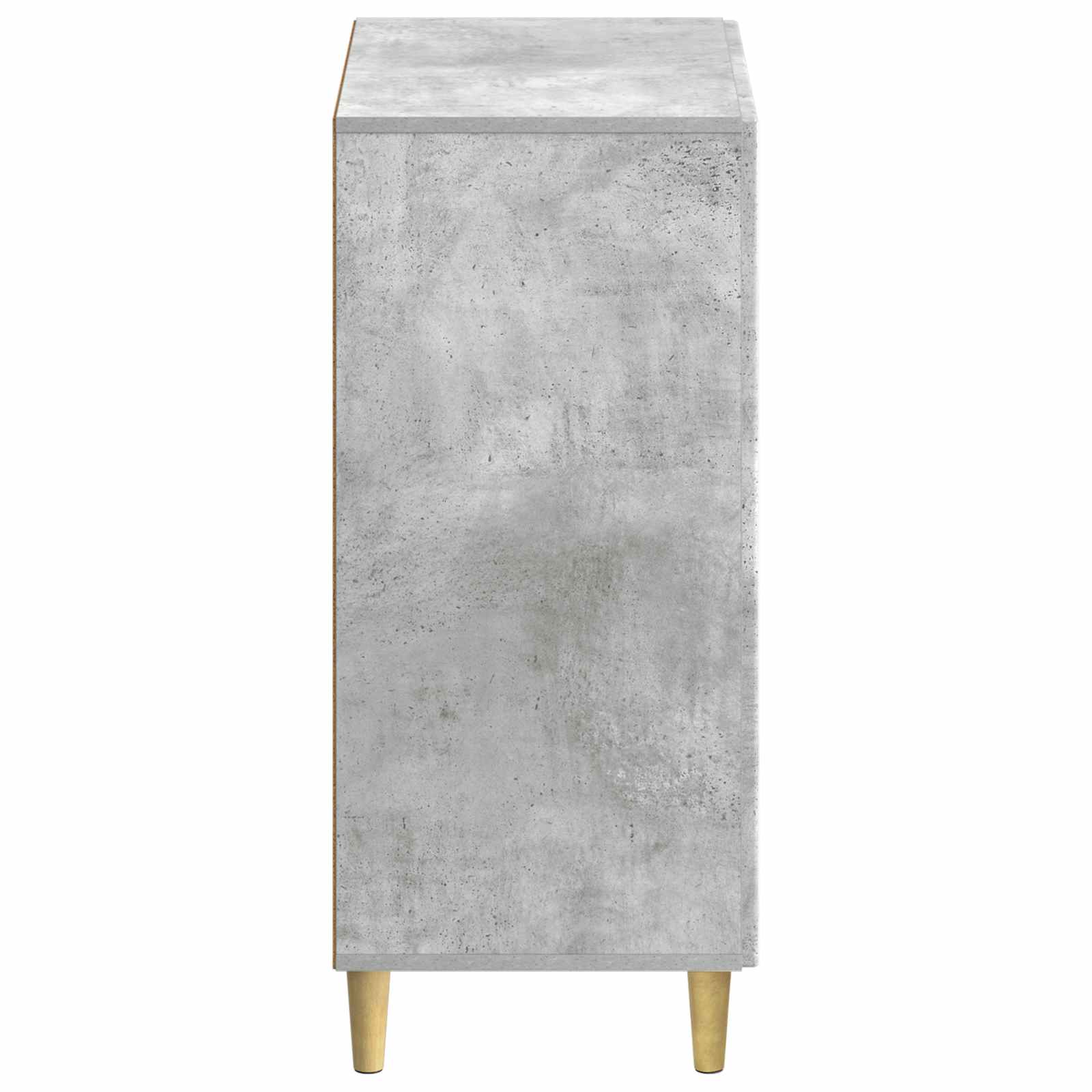 Schoenenkast ARNHEM 59,5 x 39,5 x 90 cm Bewerkt hout Betongrijs image 4