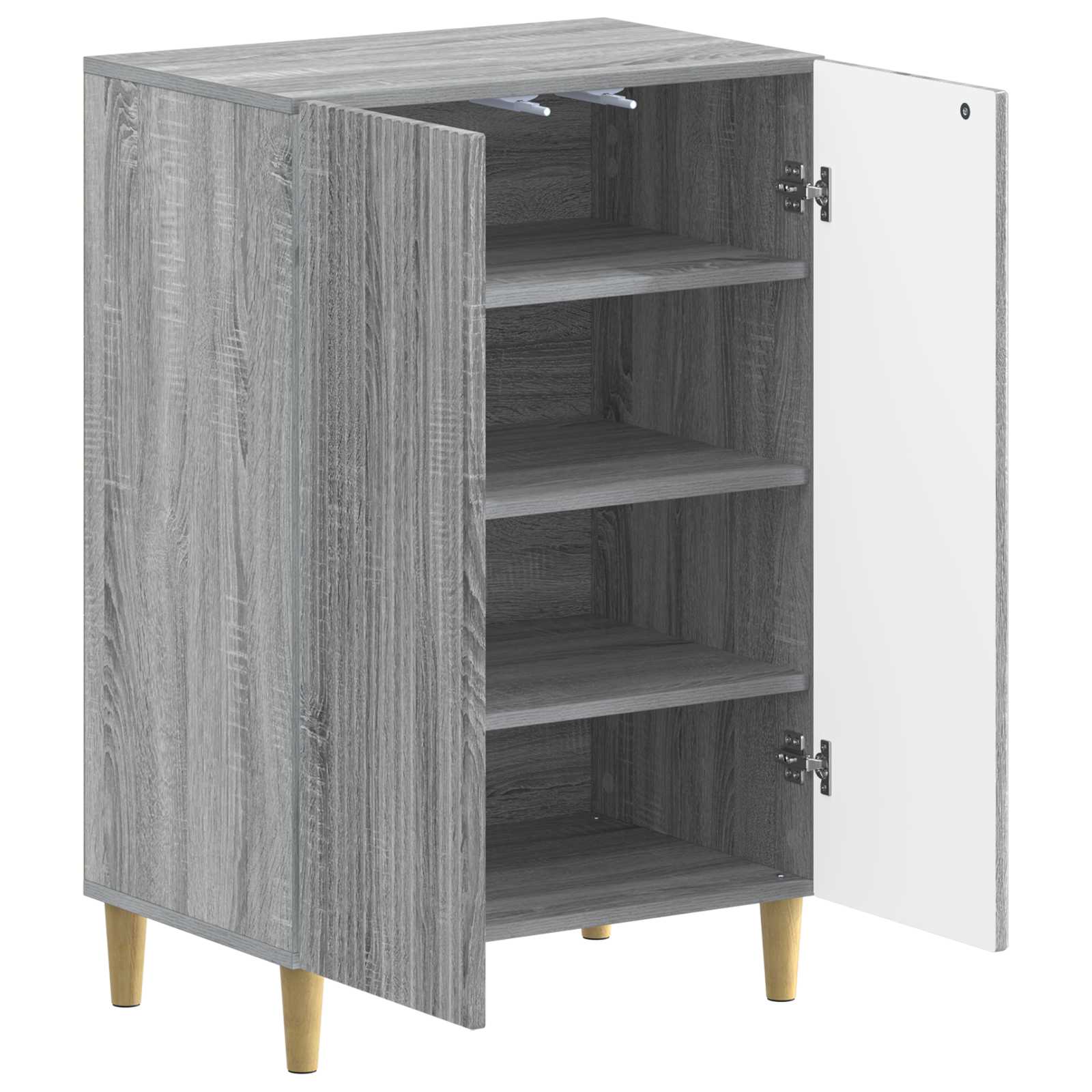 Schoenenkast ARNHEM 59,5 x 39,5 x 90 cm Bewerkt hout image 2
