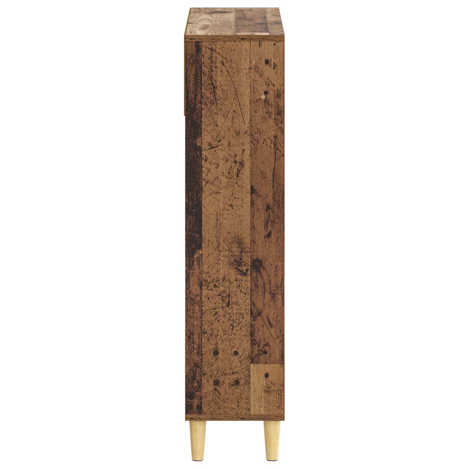 Schoenenkast ARNHEM 78 x 24 x 103 cm Bewerkt hout Oud hout image 4