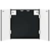 vidaXL Dartboardi kapp ARNHEM Must 52,5 x 10,5 x 53,5 cm Tehispuit