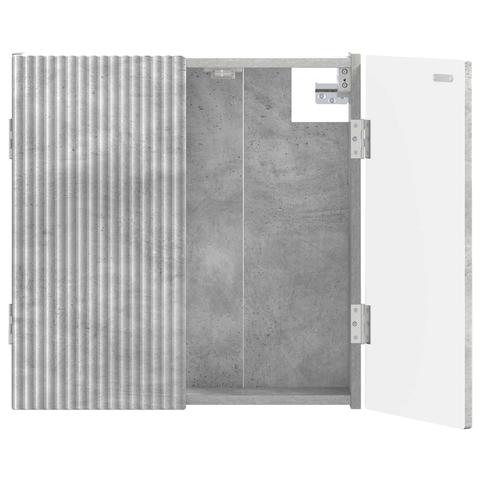 vidaXL Skříň na terče ARNHEM Betonově šedá 52,5 x 10,5 x 53,5 cm