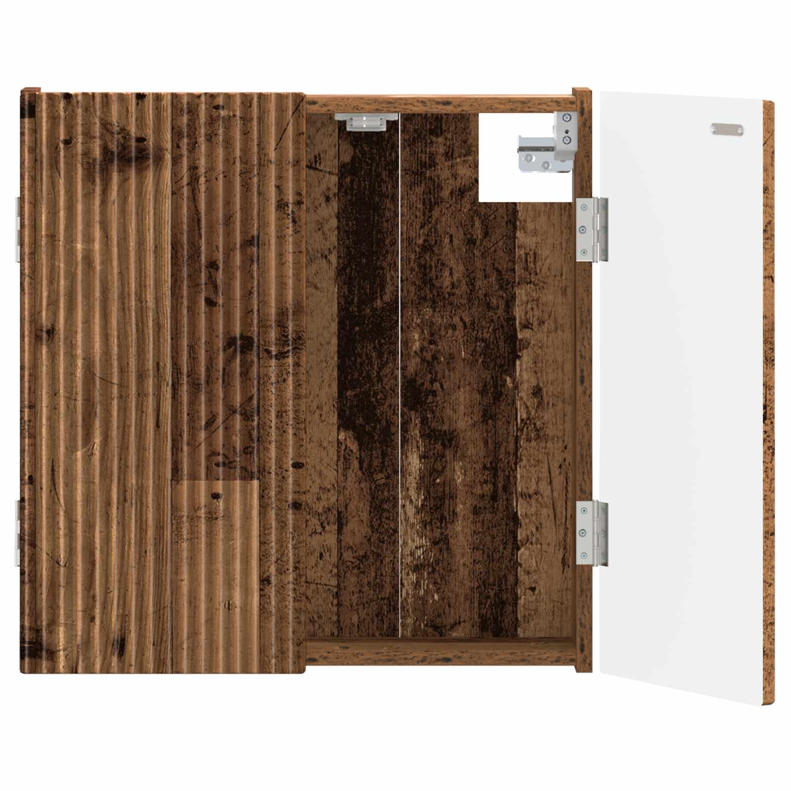 vidaXL Skříň na terče ARNHEM Staré dřevo 52,5 x 10,5 x 53,5 cm