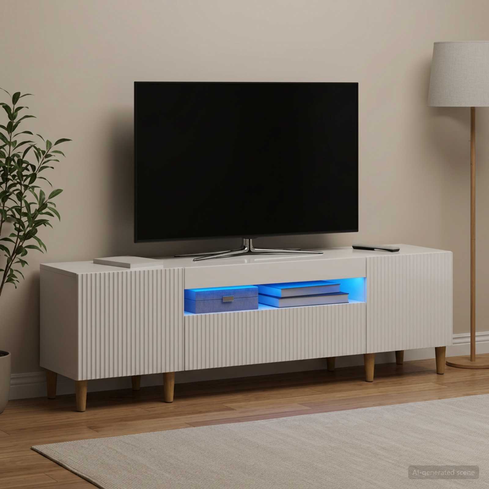 LED TV-kaappi ARNHEM 153 x 35 x 43 cm - Image 4