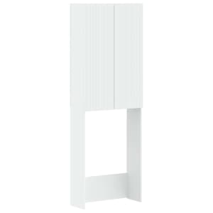 vidaXL Tualettkabinet ARNHEM Valge 66 x 25,5 x 190 cm Tehispuit