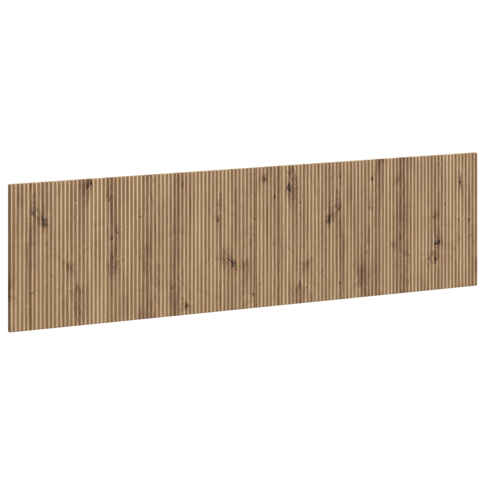 Wandgemonteerd Hoofdeinde ARNHEM Artisanaal eiken Bewerkt hout – afbeelding 1