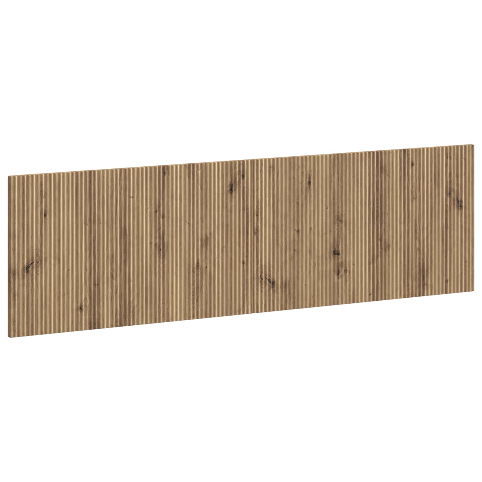 Wandgemonteerd Hoofdeinde ARNHEM Artisanaal eiken Bewerkt hout – afbeelding 1