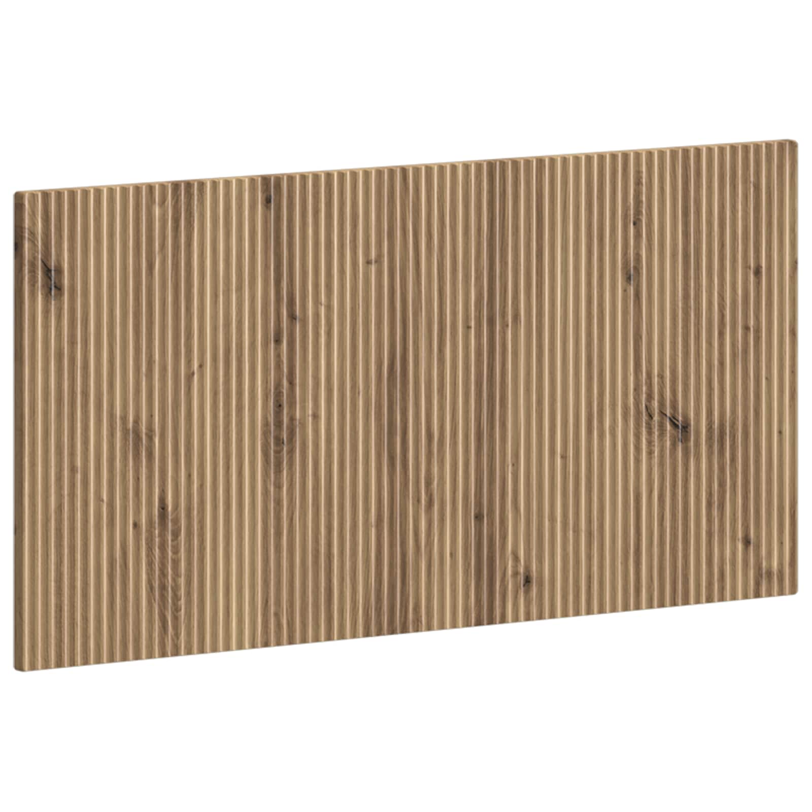 Wandgemonteerd Hoofdeinde ARNHEM Artisanaal eiken Bewerkt hout – afbeelding 1