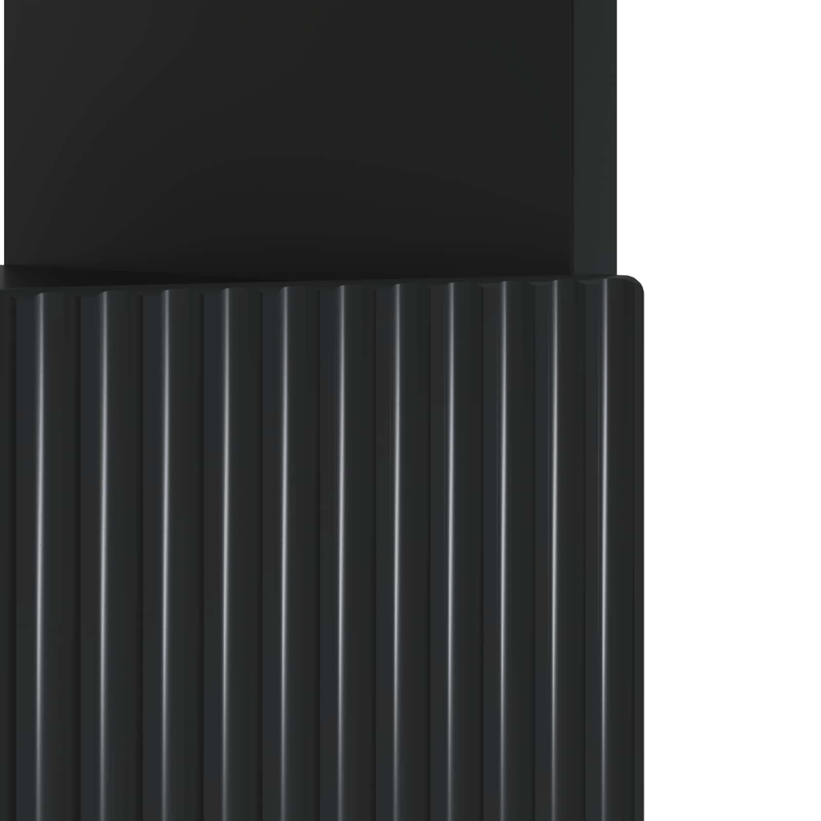 LED TV-kaappi Musta Tekninen puu - Image 7