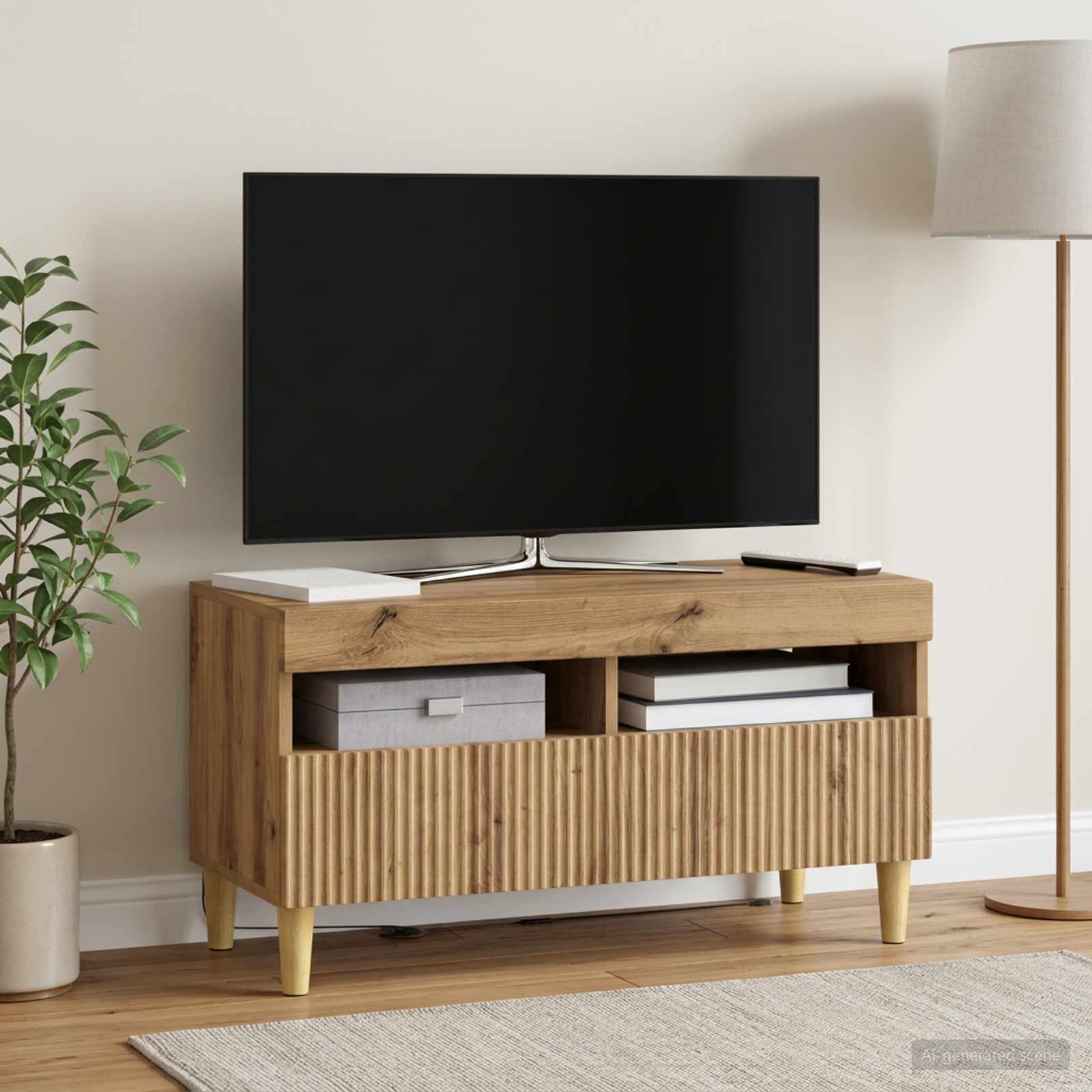 LED TV-kaappi ARNHEM 81 x 35 x 43 cm Artisaanitammi - Image 4