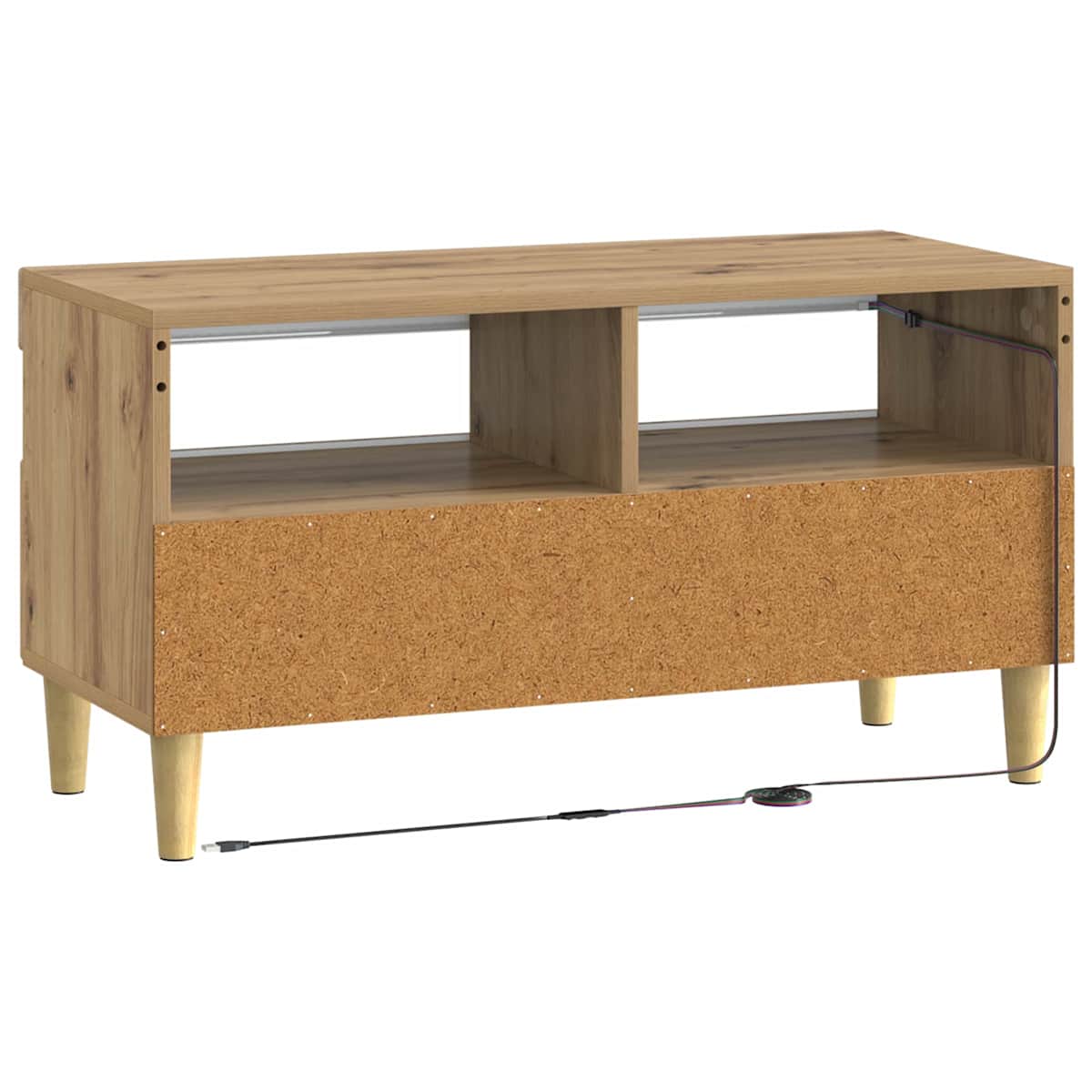 LED TV-skab ARNHEM 81 x 35 x 43 cm Konstrueret træ - Billede 8