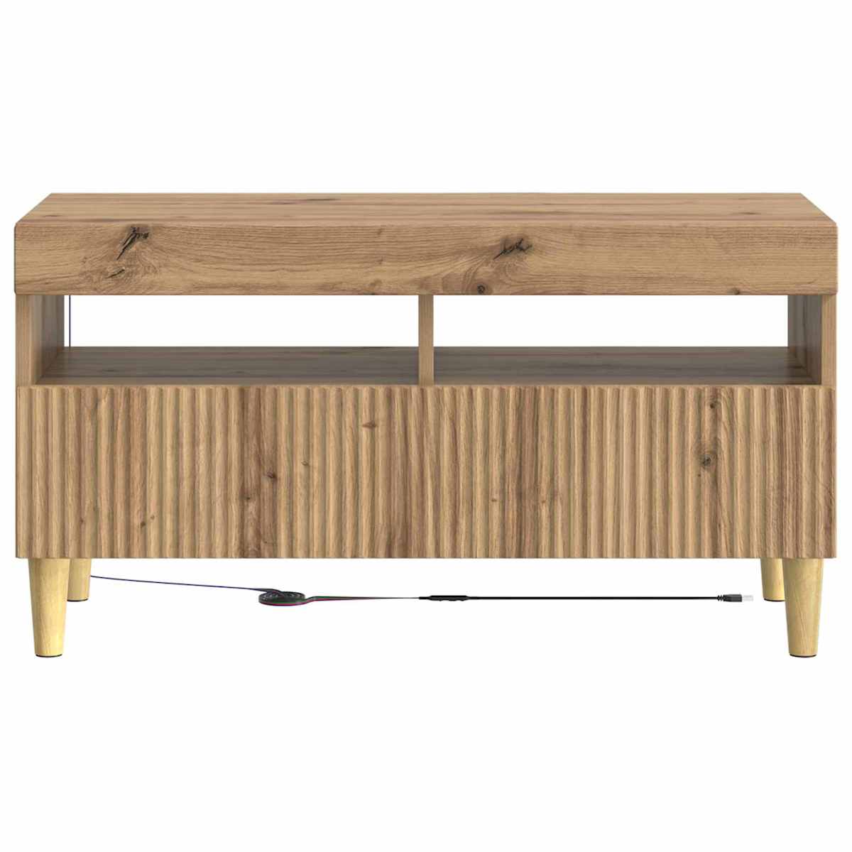 LED TV-skab ARNHEM 81 x 35 x 43 cm Konstrueret træ - Billede 6