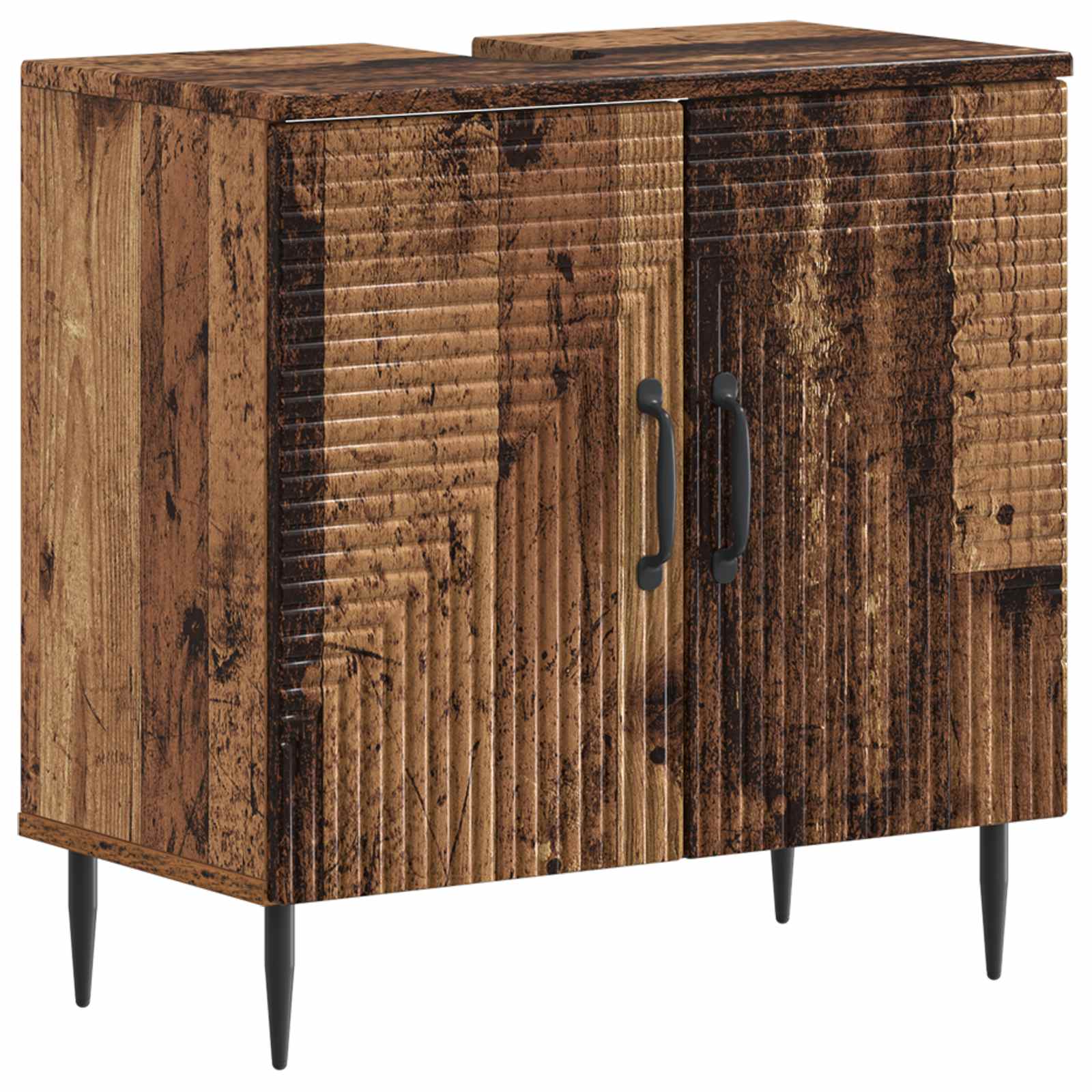 Kylpyhuoneen allaskaappi HAARLEM Vanha puu 59,5 x 31,5 x 59 cm