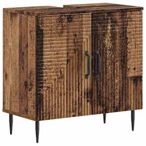 vidaXL Vannitoa kraanikausi kapp HAARLEM Vana puit 59,5 x 31,5 x 59 cm