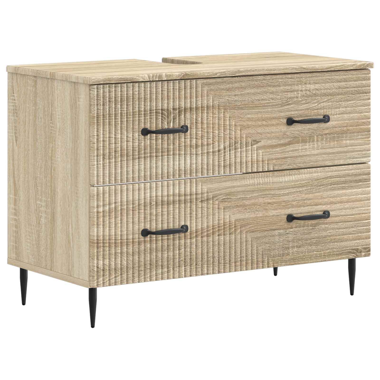 Kylpyhuoneen allaskaappi HAARLEM Sonoma-tammi 82 x 41 x 58,5 cm