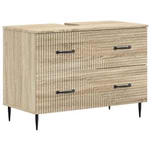 vidaXL Vannitoa kraanikausi kapp HAARLEM Sonoma tamm 82 x 41 x 58,5 cm