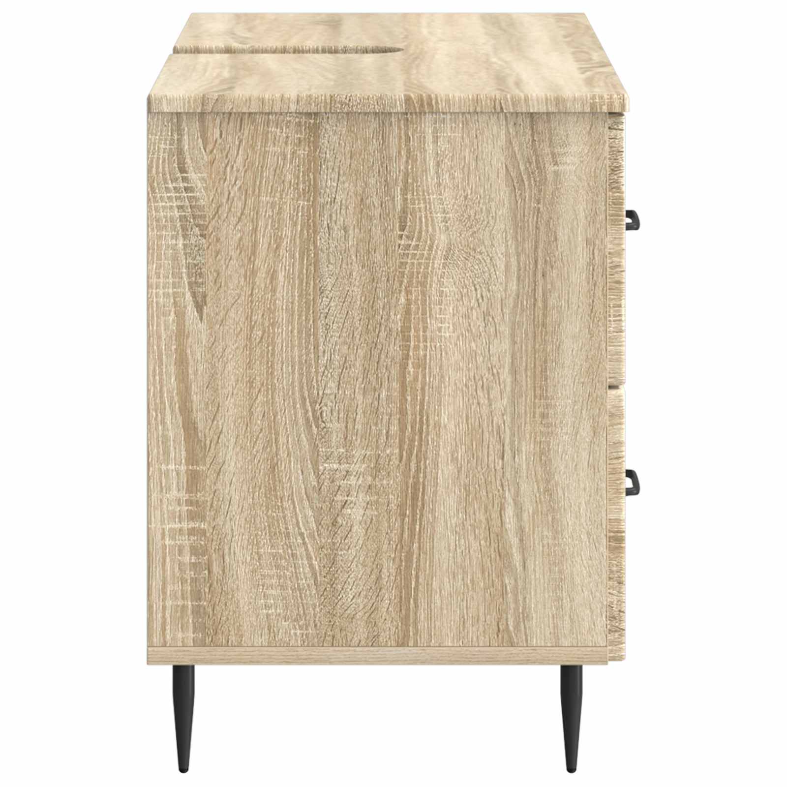 Шкаф за мивка в баня HAARLEM Дъб сонома 82 x 41 x 58,5 см – снимка 4