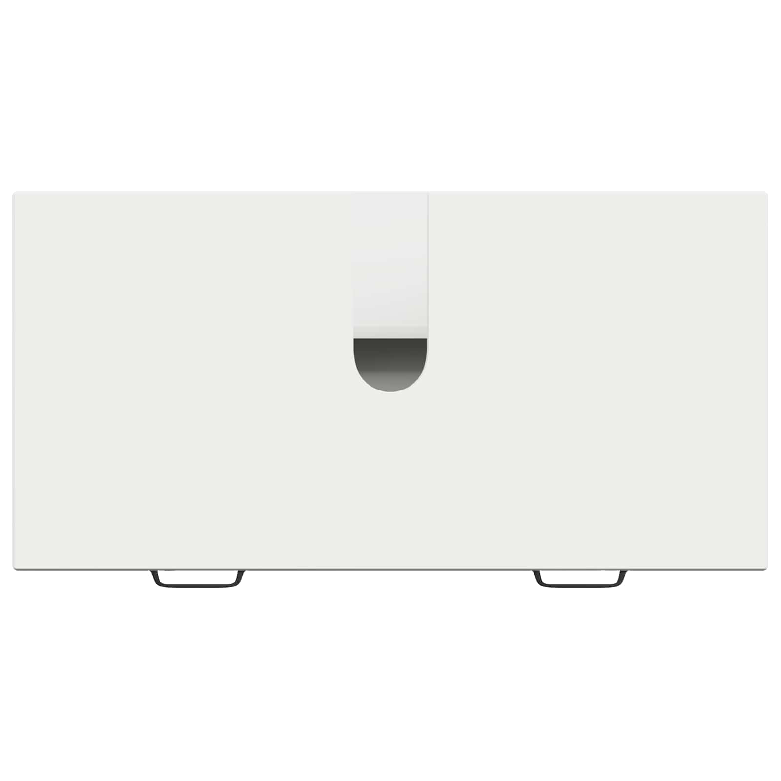 vidaXL Badkamer wastafelkast HAARLEM Hoogglans Wit 82 x 41 x 58,5 cm