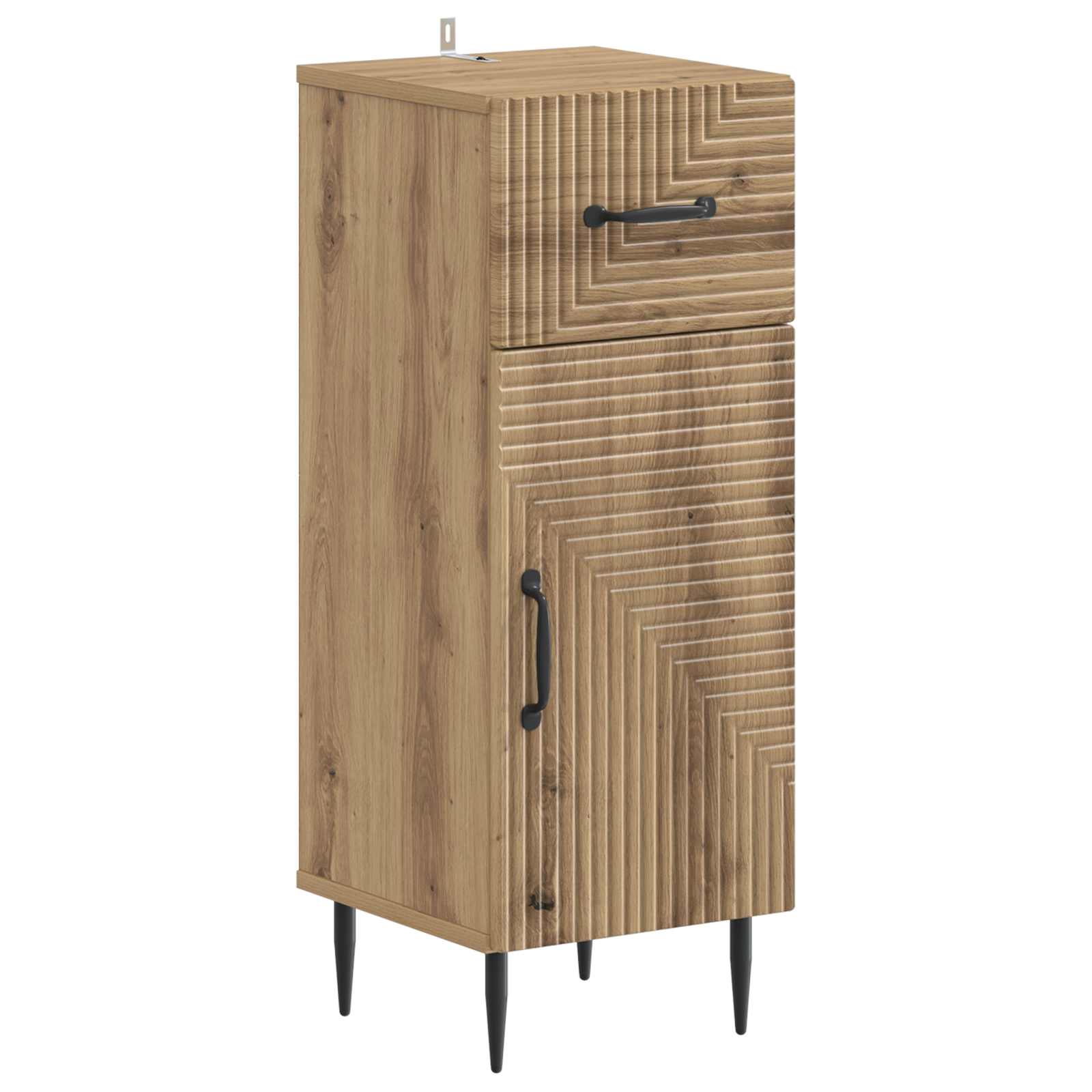 Vannitoa hoiukapp HAARLEM Artisan tamm 30 x 31 x 80 cm