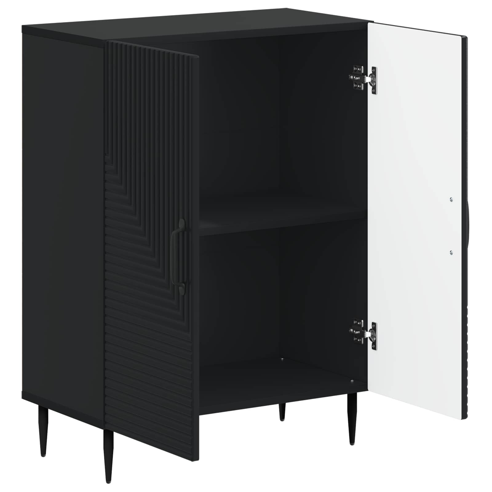 Шкаф за баня HAARLEM Черно 59,5 x 31 x 80 см — изображение 2