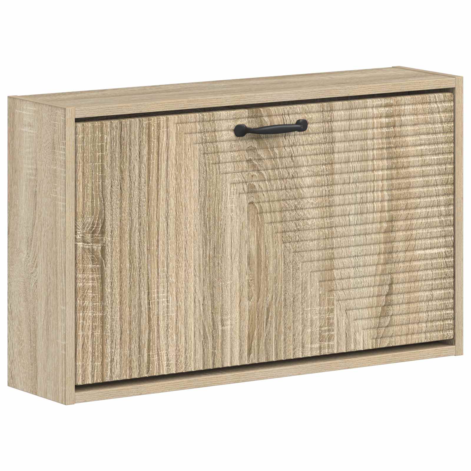 Wandgemonteerde Schoenkast HAARLEM 71 x 17 x 43 cm Bewerkt hout image 1
