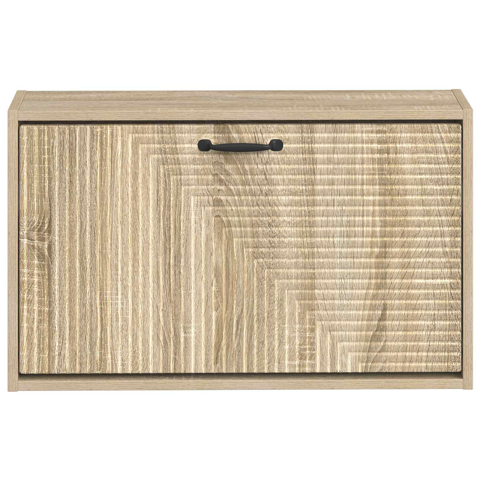 Wandgemonteerde Schoenkast HAARLEM 71 x 17 x 43 cm Bewerkt hout image 3