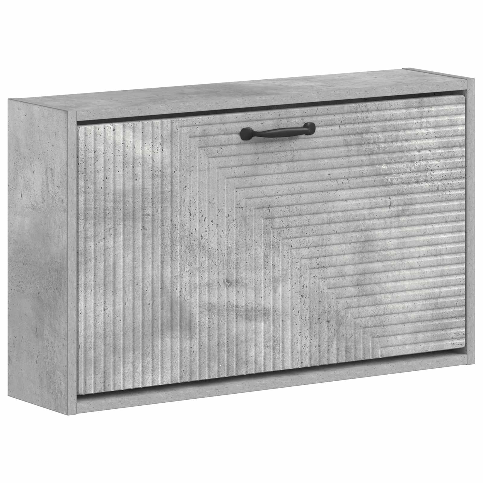 Wandgemonteerde Schoenkast HAARLEM 71 x 17 x 43 cm Bewerkt hout image 1