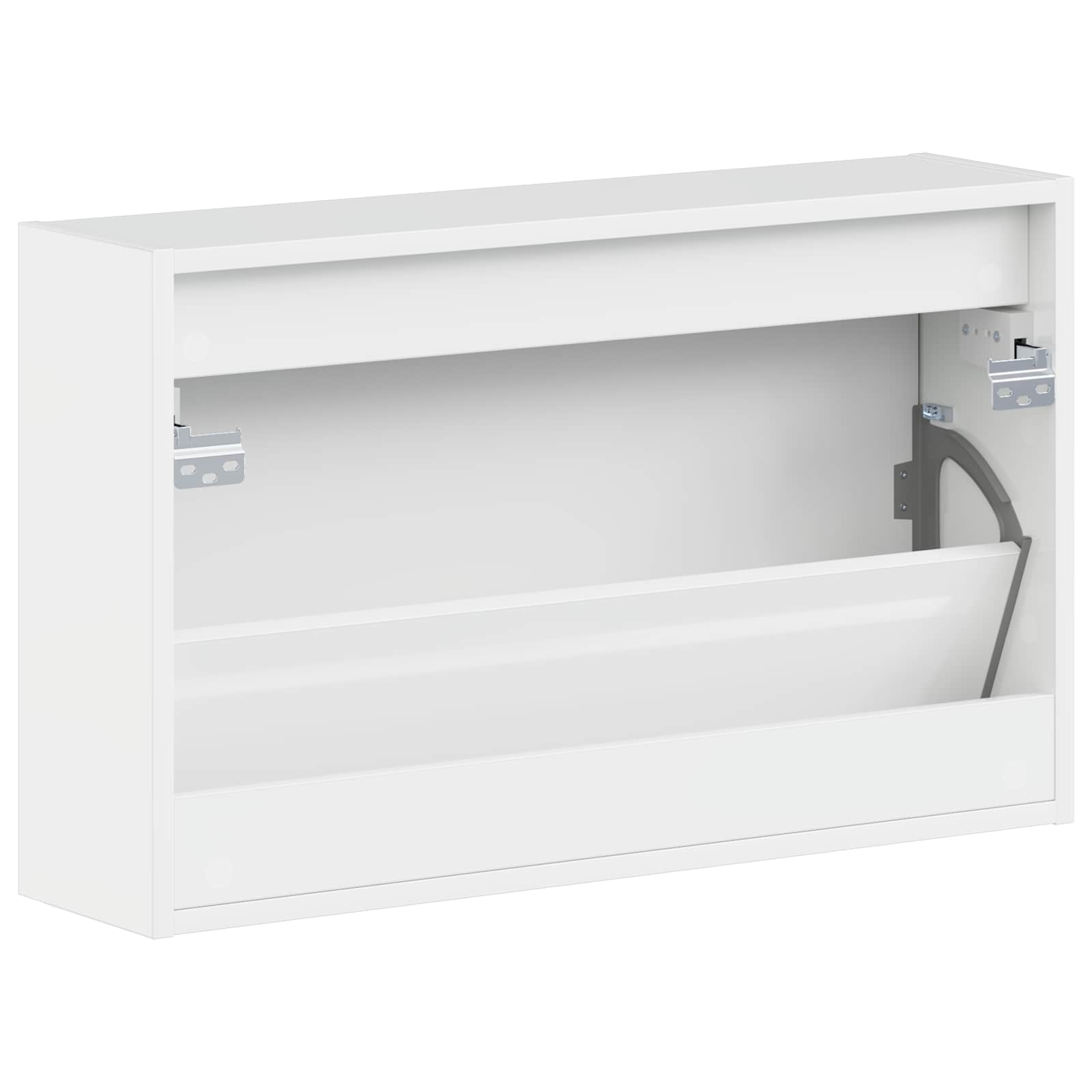 Wandgemonteerde Schoenkast HAARLEM 71 x 17 x 43 cm Bewerkt hout image 5