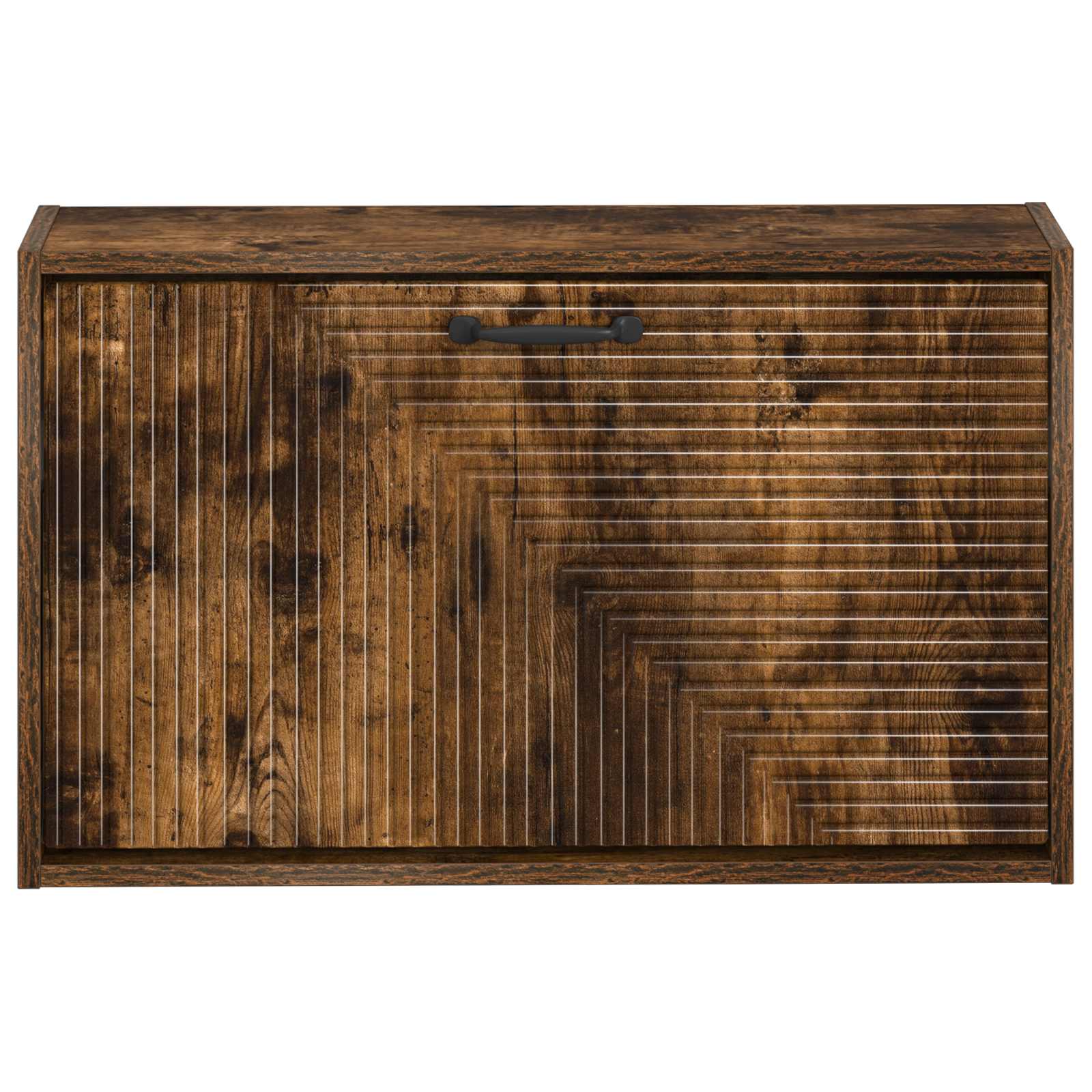 Wandgemonteerde Schoenkast HAARLEM 71 x 17 x 43 cm Bewerkt hout image 3