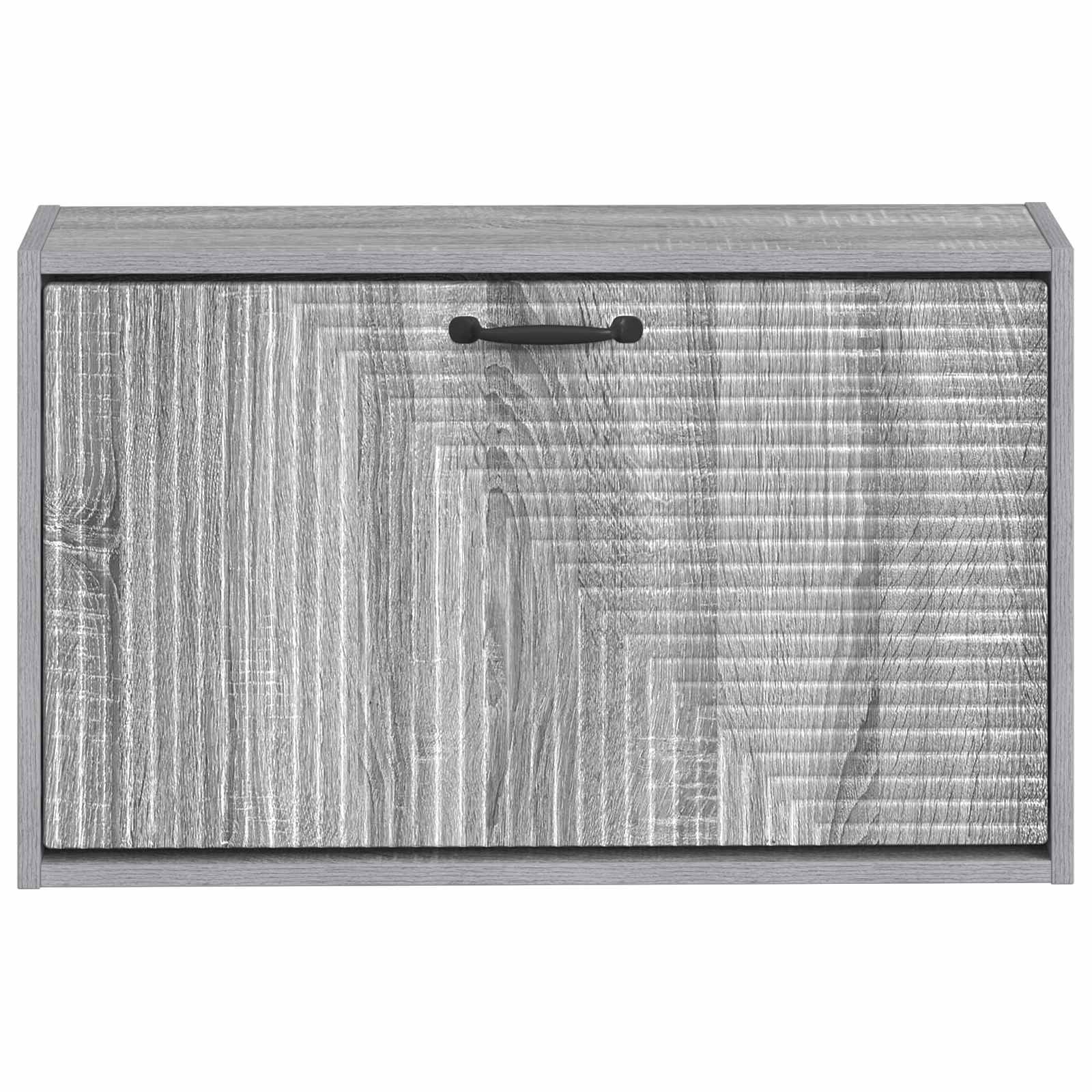 Wandgemonteerde Schoenkast HAARLEM 71 x 17 x 43 cm Bewerkt hout image 3