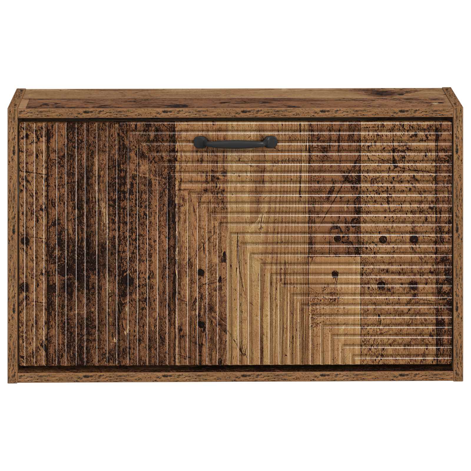 Wandgemonteerde Schoenkast HAARLEM 71 x 17 x 43 cm Bewerkt hout image 3
