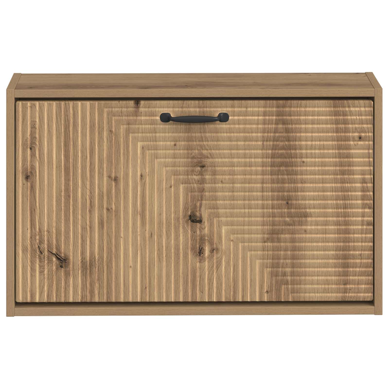 Wandgemonteerde Schoenkast HAARLEM 71 x 17 x 43 cm Bewerkt hout image 3