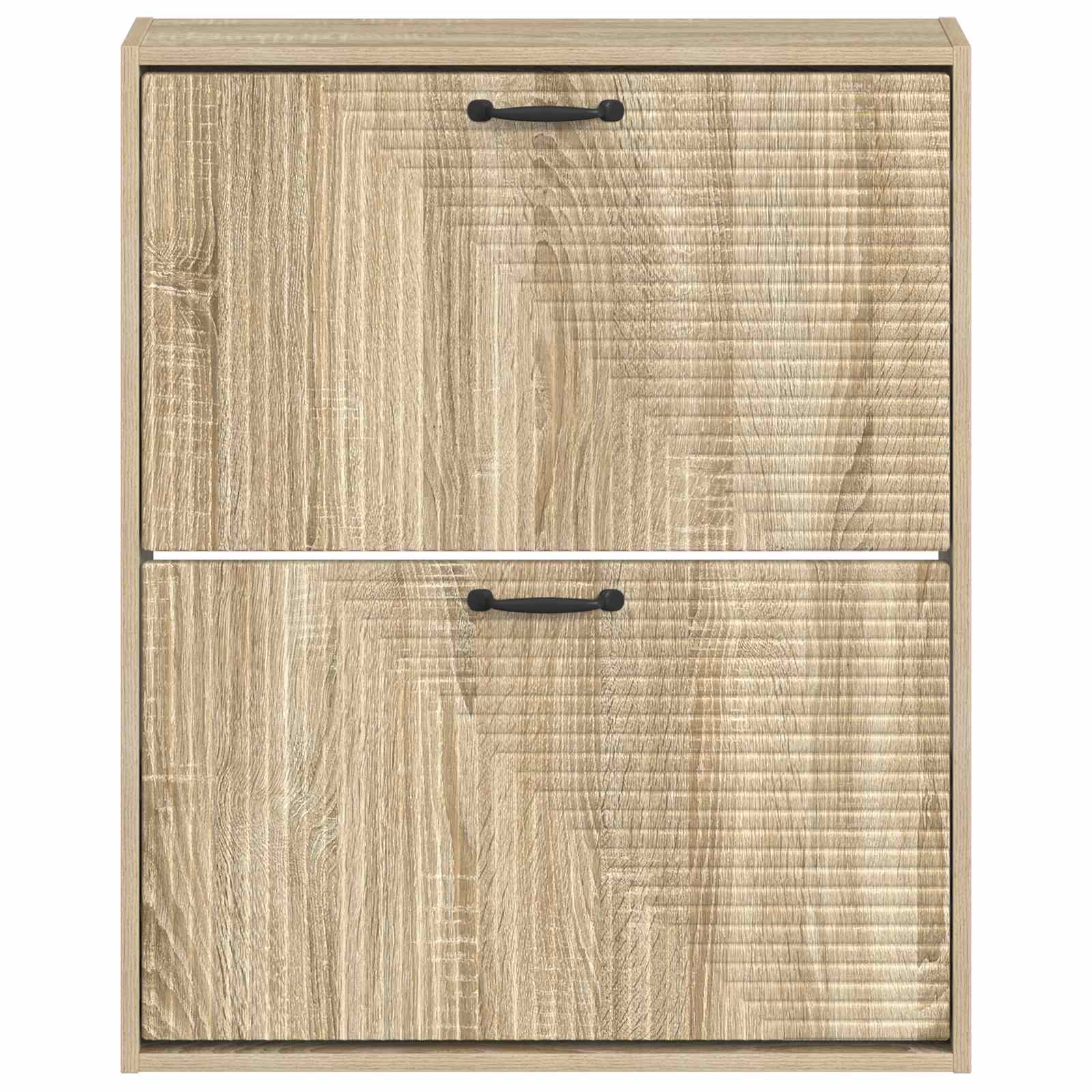 Wandgemonteerde Schoenkast HAARLEM 71 x 17 x 86 cm Bewerkt hout image 3