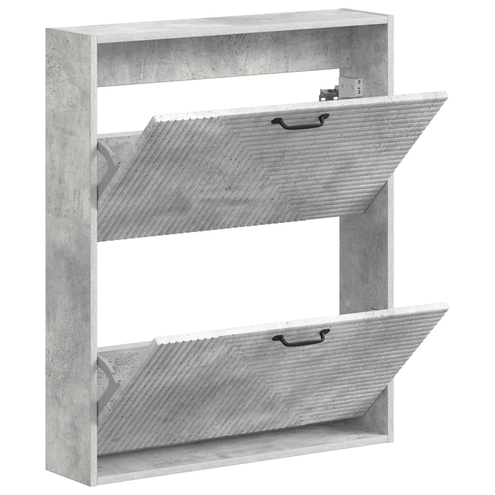 Wandgemonteerde Schoenkast HAARLEM 71 x 17 x 86 cm Bewerkt hout image 2