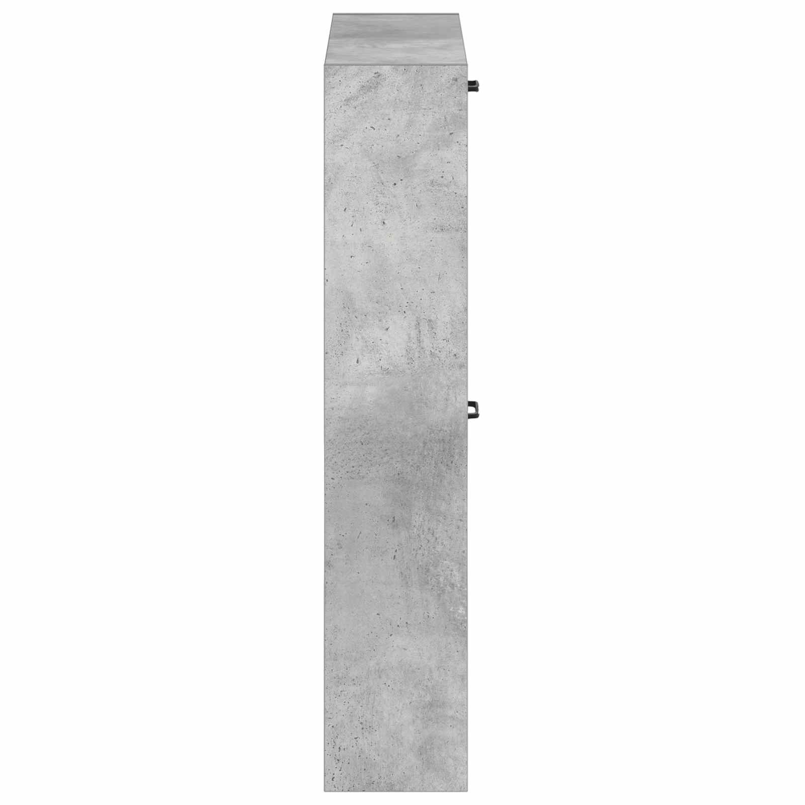 Wandgemonteerde Schoenkast HAARLEM 71 x 17 x 86 cm Bewerkt hout image 4