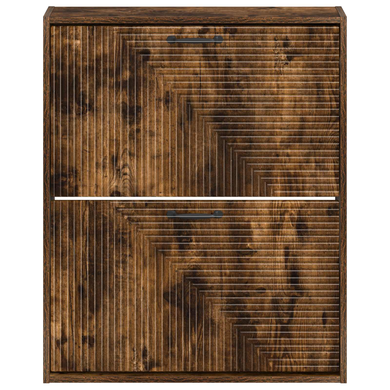 Wandgemonteerde Schoenkast HAARLEM 71 x 17 x 86 cm Bewerkt hout image 3