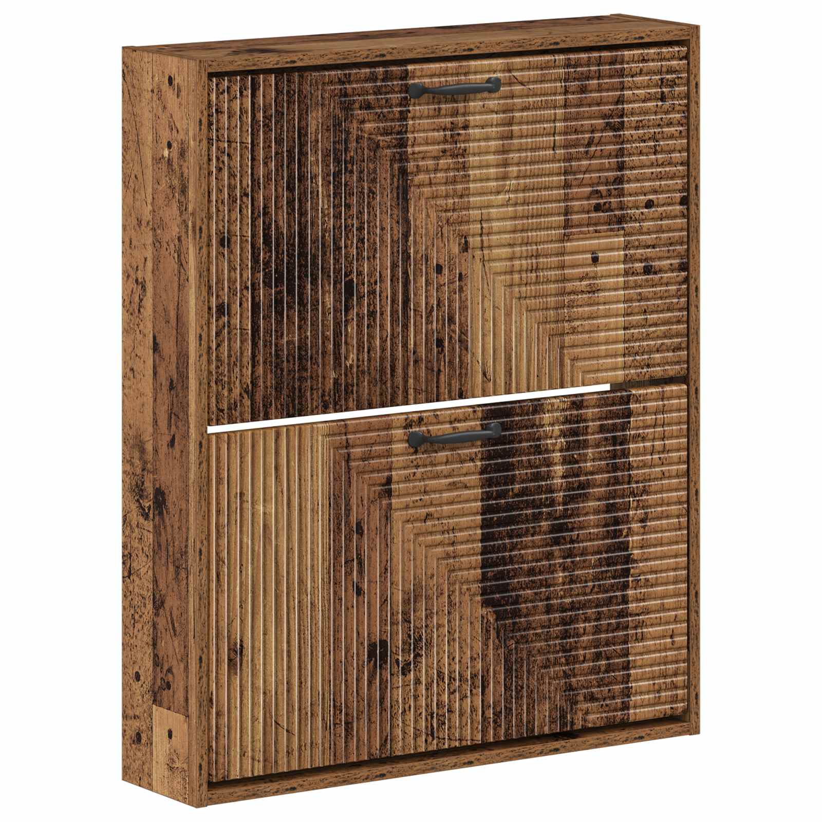 Wandgemonteerde Schoenkast HAARLEM 71 x 17 x 86 cm Bewerkt hout image 1